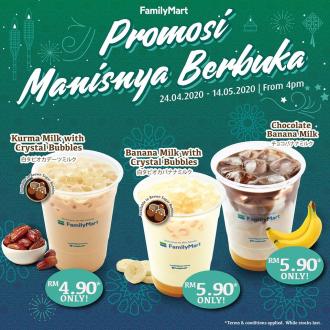 FamilyMart Ramadan Crystal Bubbles & Chocolate Banana Promotion (24 April 2020 - 14 May 2020)