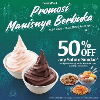 FamilyMart Ramadan Sofuto Sundae 50% OFF Promotion (24 April 2020 - 14 May 2020)