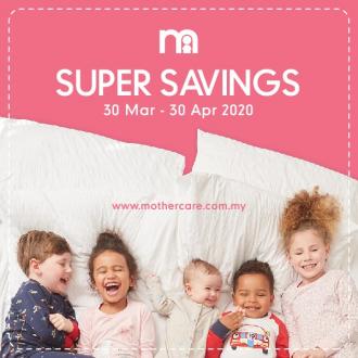 Mothercare Online Super Savings Promotion (30 March 2020 - 30 April 2020)