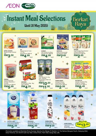 AEON & AEON MaxValu Prime Instant Meal Promotion (valid until 31 May 2020)