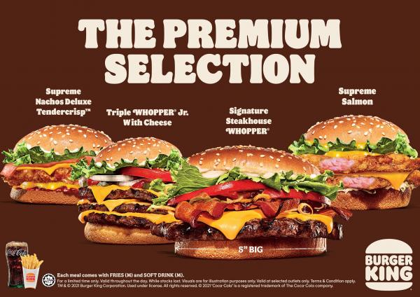 Burger King Premium Selection