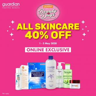 Guardian Skincare Sale 40% OFF (1 May 2020 - 3 May 2020)