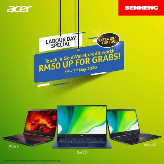 Senheng Acer Labour Day Promotion FREE RM50 Credit (1 May 2020 - 3 May 2020)