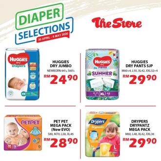 The Store and Pacific Hypermarket Diaper Promotion (30 April 2020 - 6 May 2020)