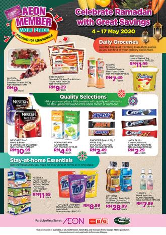 AEON BiG AEON Members Ramadan Promotion (4 May 2020 - 17 May 2020)