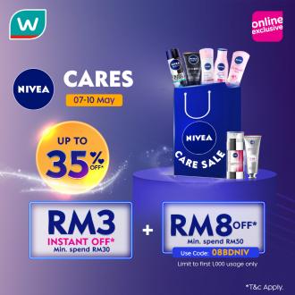 Watsons Online Nivea Promotion Up To 35% OFF (7 May 2020 - 10 May 2020)
