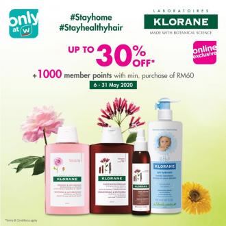 Watsons Online Klorane Sale Up To 30% OFF (6 May 2020 - 31 May 2020)