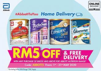 Caring Pharmacy Online Abbott Promotion RM5 OFF (1 May 2020 - 31 May 2020)