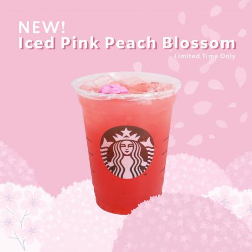 Starbucks New Iced Pink Peach Blossom