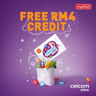 myNEWS Celcom Xpax FREE RM4 Credit Promotion (valid until 31 July 2020)