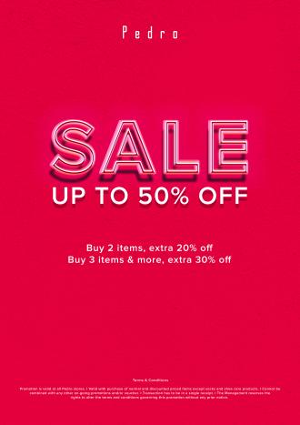 Pedro Special Sale Up To 50% OFF (11 May 2020 - 31 May 2020)