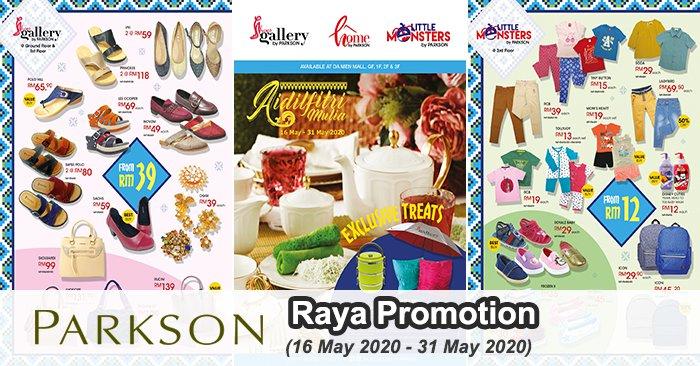 Parkson Shoes Gallery Raya 2020 Promotion (16 May 2020 - 31 May 2020)