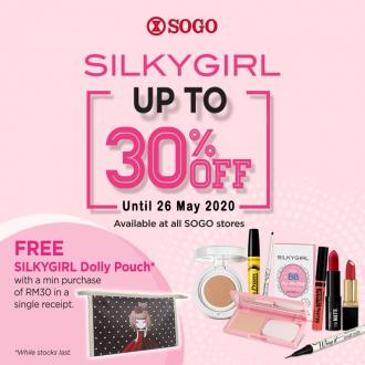 SOGO Silkygirl Promotion Up To 30% OFF (valid until 26 May 2020)
