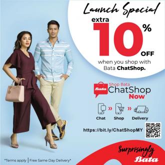 Bata Launch Special Sale Extra 10% OFF on ChatShop