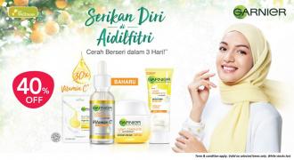 AEON Wellness Garnier Skin Care Hari Raya Promotion 40% OFF (valid until 26 May 2020)