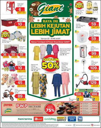 Giant Raya Household Essentials Promotion (22 May 2020 - 25 May 2020)