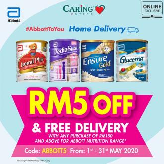 Caring Pharmacy Abbott Online Promotion (1 May 2020 - 31 May 2020)