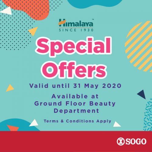 SOGO Himalaya Special Offers (valid until 31 May 2020)