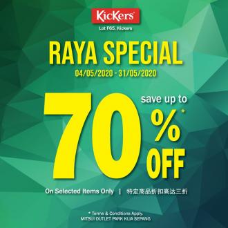 Kickers Raya Sale Up To 70% OFF at Mitsui Outlet Park (4 May 2020 - 31 May 2020)