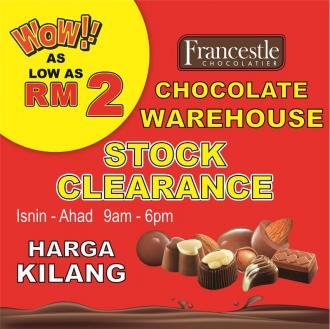 Francestle Chocolatier Chocolate Warehouse Stock Clearance Sale As Low As RM2 (10 May 2020 - 30 Jun 2020)