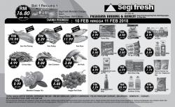 Segi Fresh Weekend Promotion (10 February 2018 - 11 February 2018)
