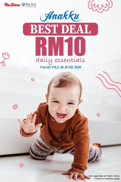 The Store and Pacific Hypermarket Anakku RM10 Best Deal Promotion (valid until 30 June 2020)