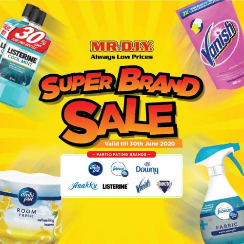 MR DIY Super Brand Sale Promotion Discount Up To 30% (valid until 30 June 2020)