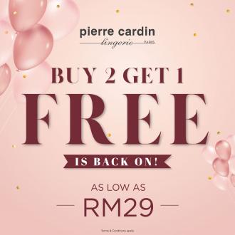Pierre Cardin Lingerie Buy 2 FREE 1 Promotion (1 June 2020 - 30 June 2020)