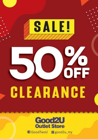 GOOD2U Clearance Sale 50% OFF (1 June 2020 - 30 June 2020)