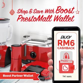 PrestoMall RM6 Cashback Promotion Pay with Boost (1 June 2020 - 1 July 2020)