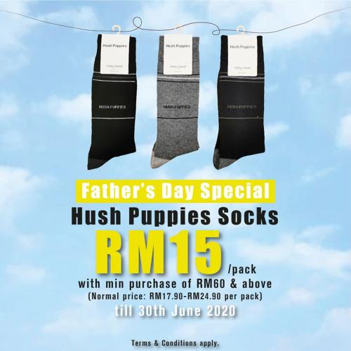 Hush Puppies Apparel Father's Day Socks Promotion (valid until 30 June 2020)