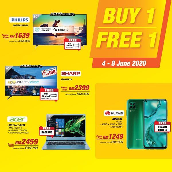 COURTS Buy 1 FREE 1 Promotion (4 June 2020 - 8 June 2020)