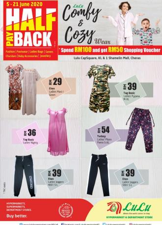 LuLu Hypermarket Comfy and Cozy Housewear Clothes Promotion (5 Jun 2020 - 21 Jun 2020)