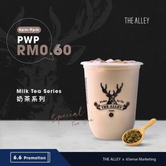 The Alley Milk Tea Series PWP @ RM0.60 Promotion at Johor (6 Jun 2020)