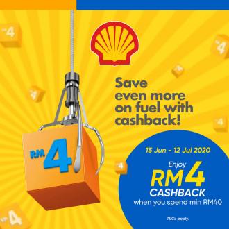 Shell RM4 Cashback Promotion With Touch 'n Go eWallet (15 June 2020 - 12 July 2020)