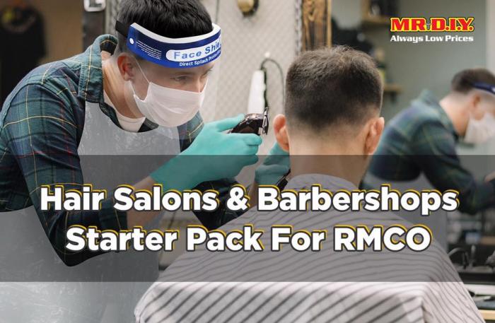 MR DIY Hair Salons & Barbershops Starter Pack for RMCO Promotion