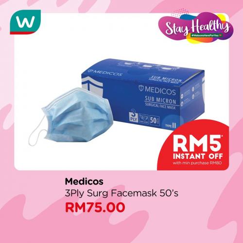 Watsons Stay Healthy Promotion (valid until 15 June 2020)