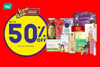 Watsons Kaw Kaw Deals Sale Up To 50% OFF (12 Jun 2020 - 15 Jun 2020)