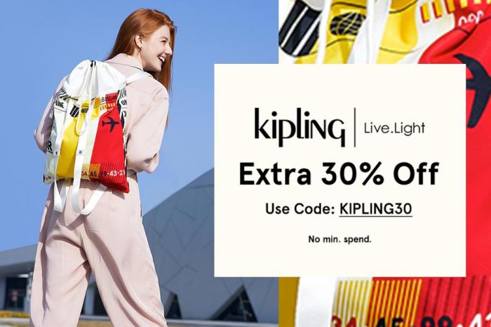 Kipling Sale Extra 30% OFF on Zalora