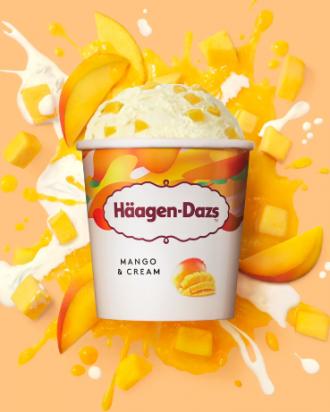 Haagen-Dazs New Mango & Cream Ice Cream