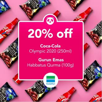 FamilyMart 20% OFF Deals Promotion on FoodPanda Shops