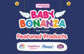 Manjaku Baby Bonanza Featured Products Promotion (valid until 5 July 2020)