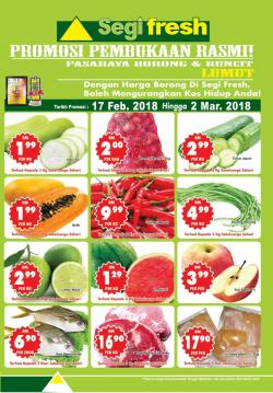 Segi Fresh Lumut Perak Grand Opening Promotion (17 February 2018 - 2 March 2018)