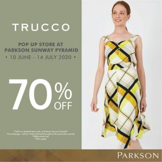Trucco Sale 70% OFF at Parkson Sunway Pyramid (10 June 2020 - 14 July 2020)