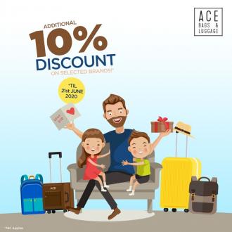 Ace Bags & Luggage Sale Additional 10% OFF at Genting Highlands Premium Outlets (19 June 2020 - 21 June 2020)