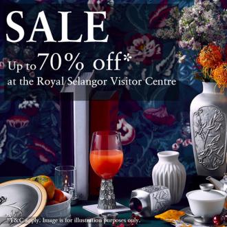 Royal Selangor Clearance Sale Up TO 70% OFF (valid until 28 June 2020)