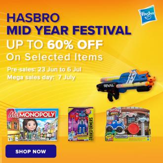 Hasbro Mid Year Festival Sale Up To 60% OFF on Lazada (23 June 2020 - 7 July 2020)