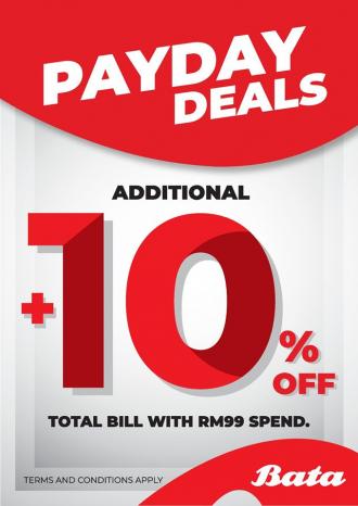 Bata Payday Deals Promotion Additional 10% OFF (22 June 2020 - 30 June 2020)