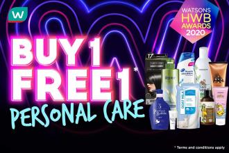 Watsons Personal Care Buy 1 FREE 1 Promotion (23 Jun 2020 - 27 Jul 2020)