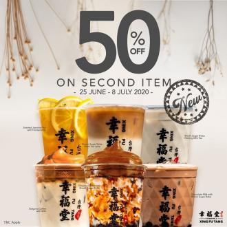 Xing Fu Tang New Drinks Collection 2nd Cup 50% OFF Promotion (25 June 2020 - 8 July 2020)